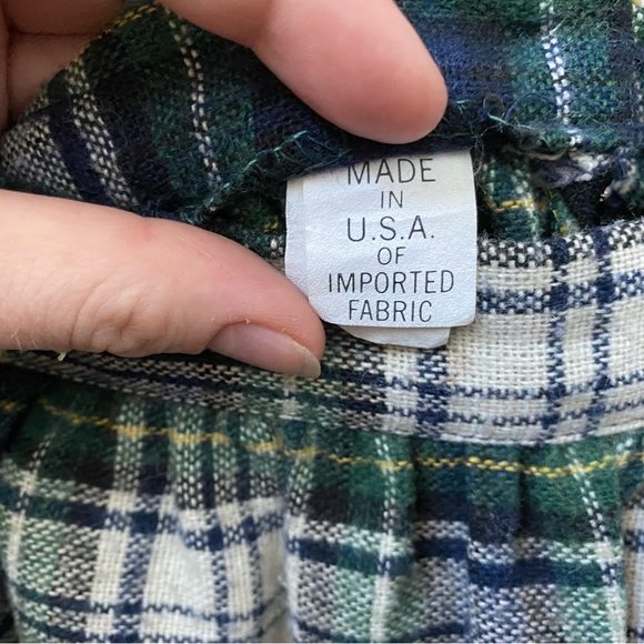 Autumn Vintage Wool Plaid High-Waisted Midi Skirt - Picture 6 of 8